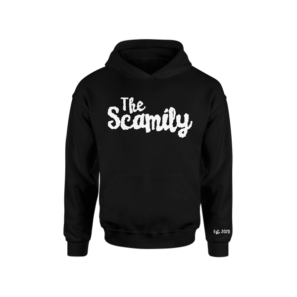 THE SCAMILY® CLOUD HOODIE - BLACK