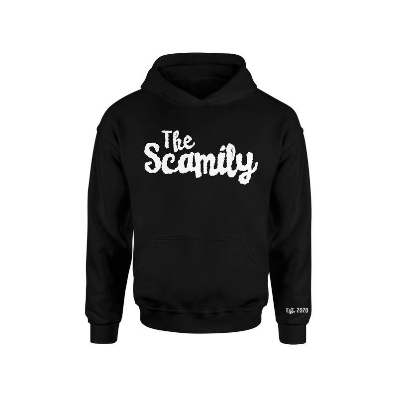 THE SCAMILY® CLOUD HOODIE - BLACK