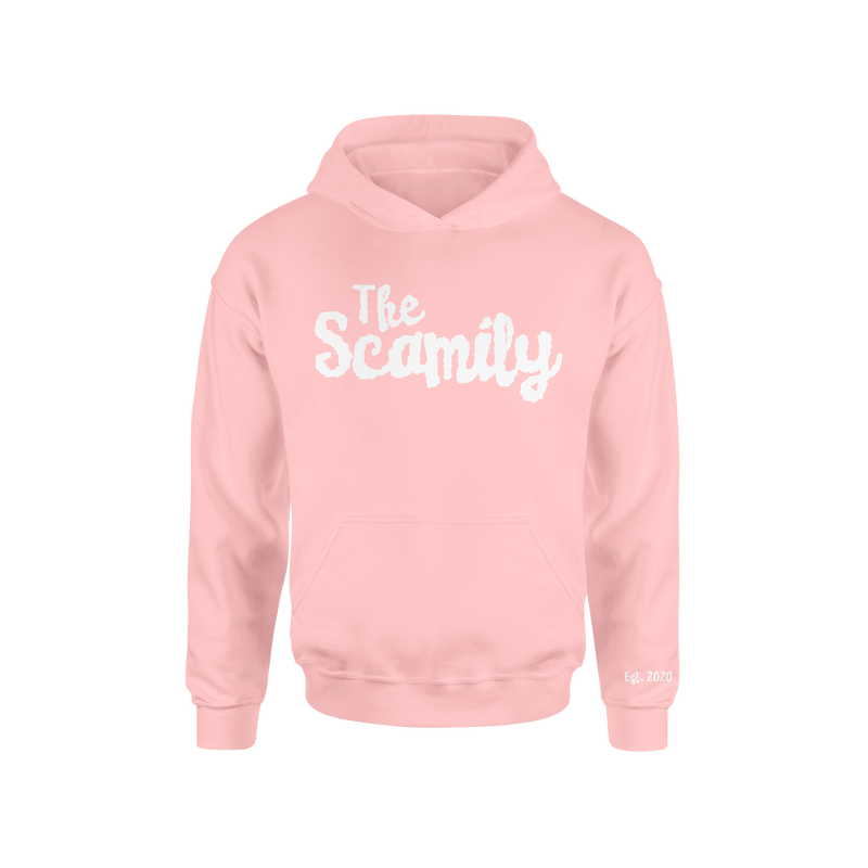 THE SCAMILY® CLOUD HOODIE - BABY PINK